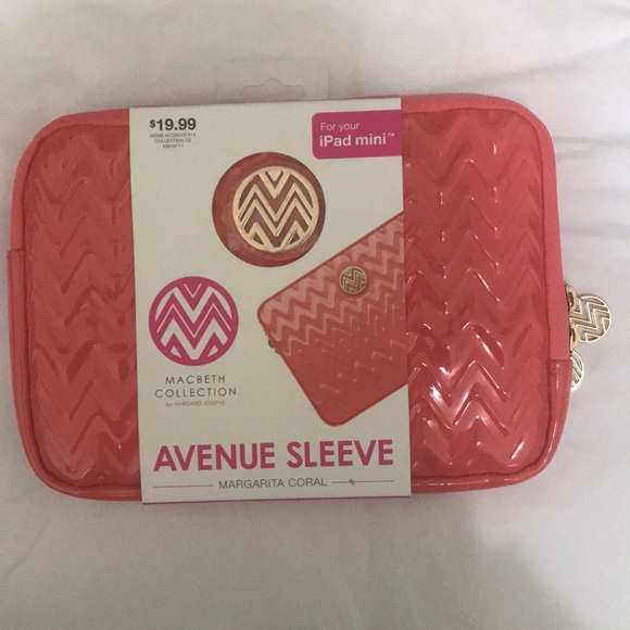 iPad mini case • avenue sleeve / coral - Picture 1 of 2
